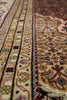 Load image into Gallery viewer, 10 x 10.3 Feet Square High Quality Handmade Arear Rug Wool And Silk Tabriz Mahi Carpet Rich Ruby #F-4459