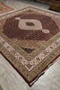 Load image into Gallery viewer, 10 x 10.3 Feet Square High Quality Handmade Arear Rug Wool And Silk Tabriz Mahi Carpet Rich Ruby #F-4459