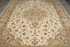 Load image into Gallery viewer, 8.9 x 12 New Quality Wool and Silk Hand-Knotted Tabriz Rug #F-3109