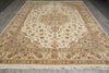 Load image into Gallery viewer, 8.9 x 12 New Quality Wool and Silk Hand-Knotted Tabriz Rug #F-3109