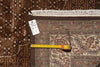 Load image into Gallery viewer, 8 x 10 Dark Chocolate Brown Quality Handmade Area Rug Tabriz Mahi Wool and Silk #F-4460