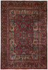 Load image into Gallery viewer, 6 x 9 Authentic Antique Persian Sarouk Rug 1950's #F-3108