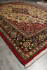 Load image into Gallery viewer, 6.8 x 10 Cream And Red Persian Kashan Rug - view 6