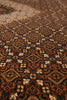 Load image into Gallery viewer, 8 x 10 Dark Chocolate Brown Quality Handmade Area Rug Tabriz Mahi Wool and Silk #F-4460