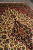 Load image into Gallery viewer, 6.8 x 10 Cream And Red Persian Kashan Rug - view 7