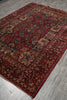 Load image into Gallery viewer, 6 x 9 Authentic Antique Persian Sarouk Rug 1950's #F-3108