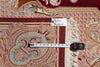 Load image into Gallery viewer, 9.2 x 12 Handmade French Savonnerie Rug Burgundy #F-4161