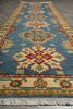 Load image into Gallery viewer, 10 Feet Runner Handmade Afghan Kazak Rug Light Blue #F-3268