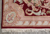 Load image into Gallery viewer, 9.2 x 12 Handmade French Savonnerie Rug Burgundy #F-4161