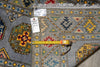 Load image into Gallery viewer, 10 Feet Runner Afghan Kazak Rug Slate Blue Gray #F-3271