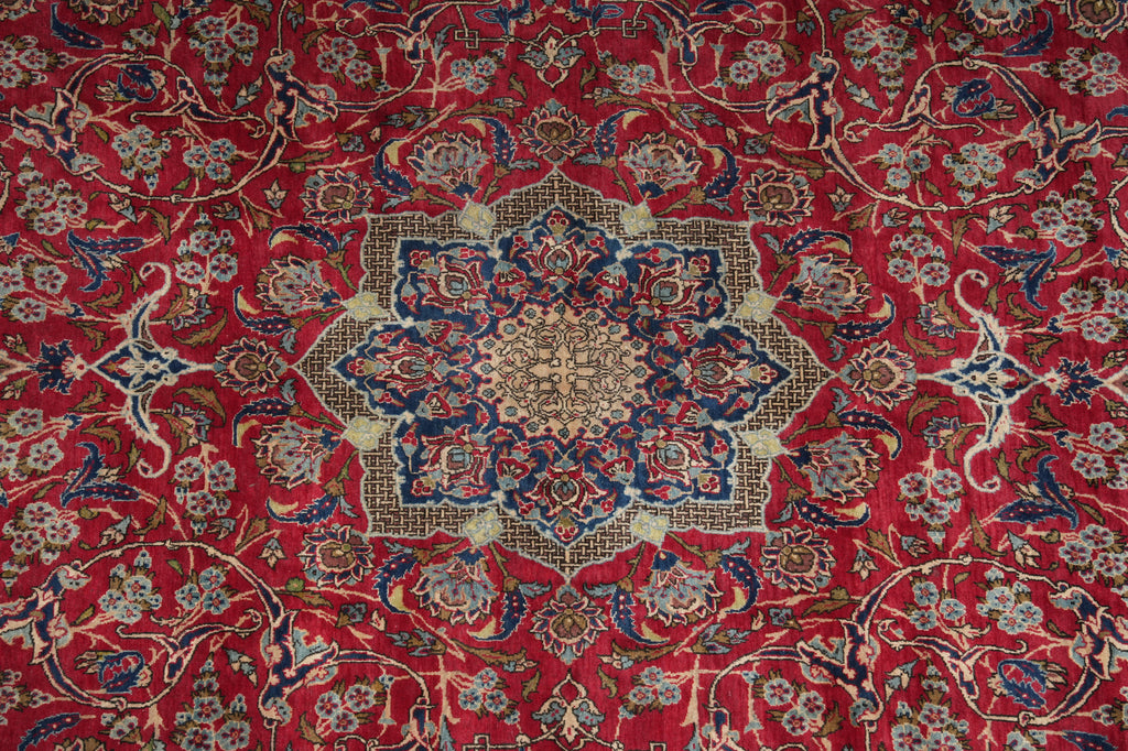 10.8 x 16.9 Authentic Persian Tabriz Rug Traditional 1980's  #F-5000