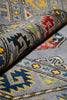 Load image into Gallery viewer, 10 Feet Runner Afghan Kazak Rug Slate Blue Gray #F-3271