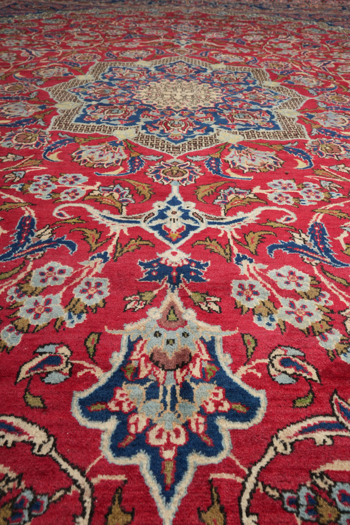10.8 x 16.9 Authentic Persian Tabriz Rug Traditional 1980's  #F-5000