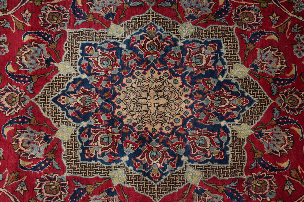 10.8 x 16.9 Authentic Persian Tabriz Rug Traditional 1980's  #F-5000