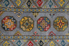 Load image into Gallery viewer, 10 Feet Runner Afghan Kazak Rug Slate Blue Gray #F-3271