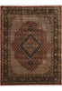 Load image into Gallery viewer, 8.1 x 10 Rust Mahi Tabriz High Quality Handmade Wool And Silk Rug #F-4462