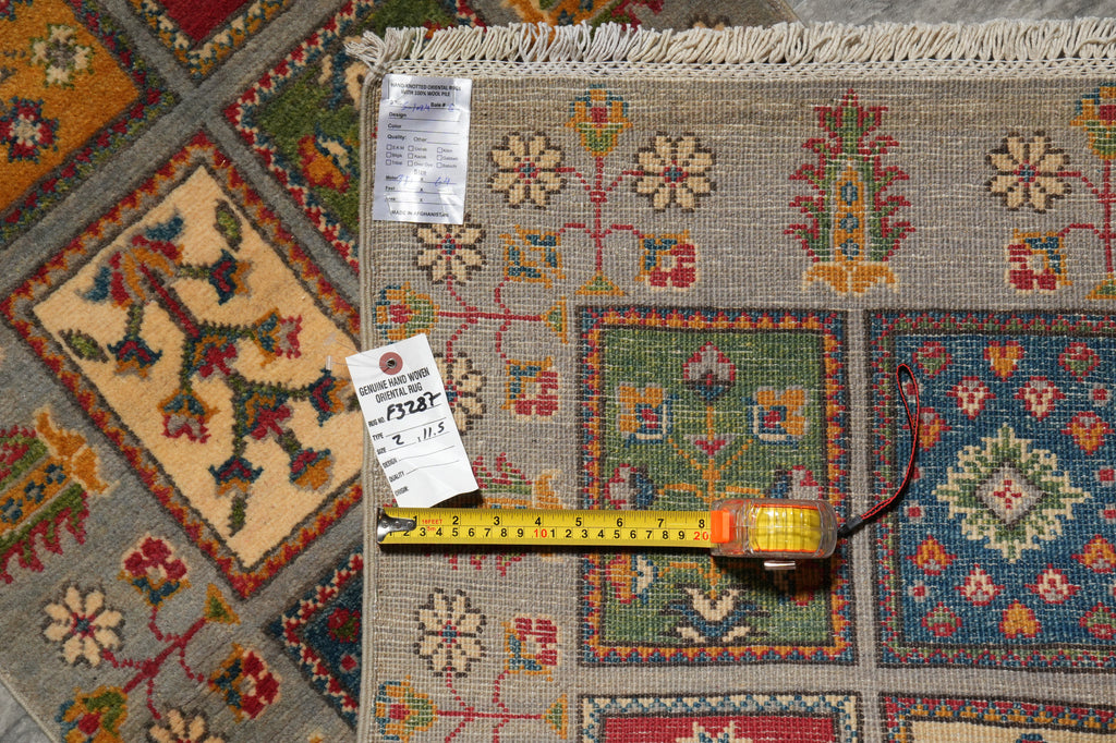 11.5 Feet Handmade Afghan Runner Garden #F-3287