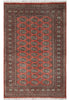 Load image into Gallery viewer, 4 x 6 New Jaldar Rug Hand-Knotted Pakistan Rug Copper Brown #F-3113