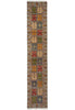 Load image into Gallery viewer, 11.5 Feet Handmade Afghan Runner Garden #F-3287