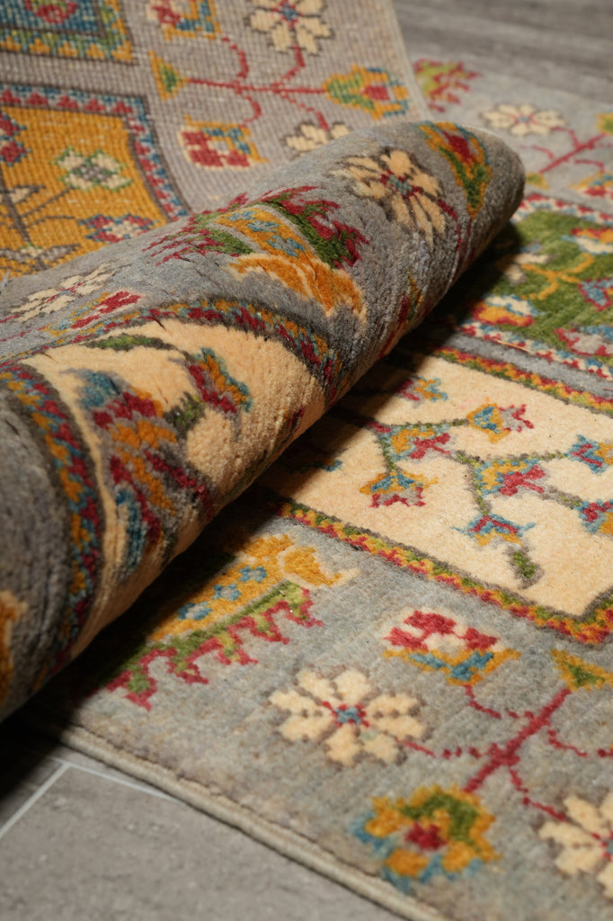 11.5 Feet Handmade Afghan Runner Garden #F-3287