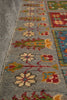 Load image into Gallery viewer, 11.5 Feet Handmade Afghan Runner Garden #F-3287