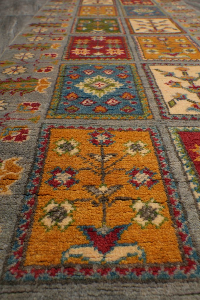 11.5 Feet Handmade Afghan Runner Garden #F-3287