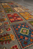 Load image into Gallery viewer, 11.5 Feet Handmade Afghan Runner Garden #F-3287