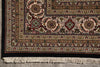 Load image into Gallery viewer, 8.3 x 10.3 Black Mahi Tabriz Carpet Quality Wool And Silk Area Rug #F-4463