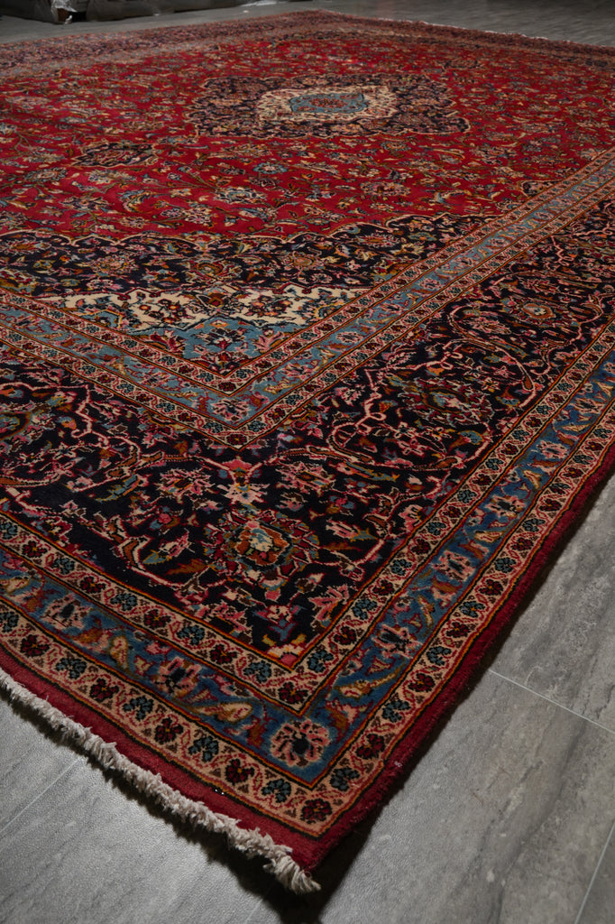 10 x 15 Authentic Persian Keshan Rug #PIX-8659