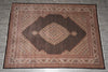 Load image into Gallery viewer, 9.8 x 13.2 Wool and Silk Mahi Tabriz Rug #F-4163