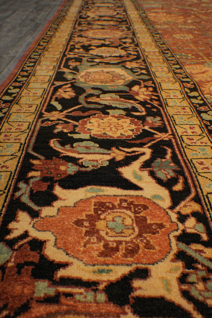 9.2 x 12.5 Top Quailty Agra Rug Fine Wool Veggie Dye - view 11