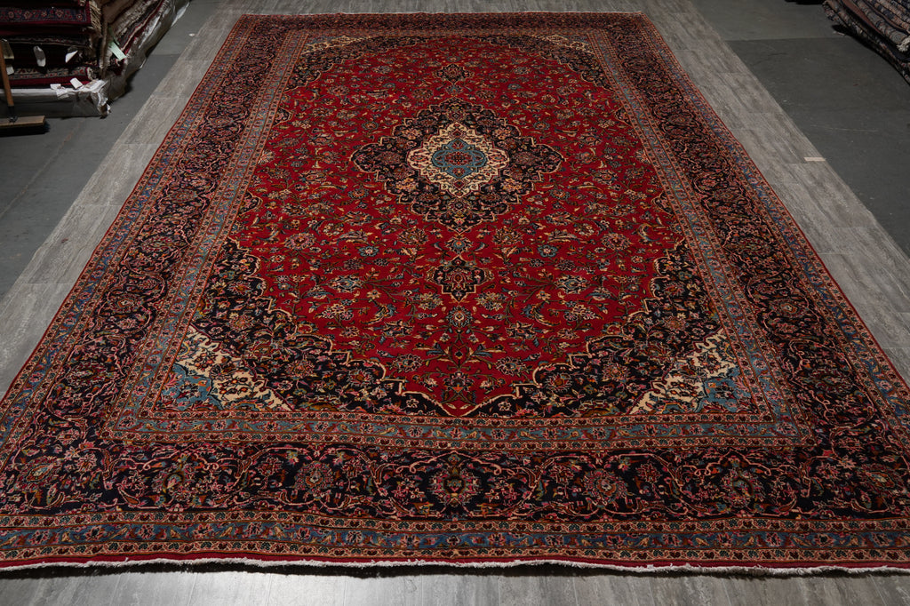 10 x 15 Authentic Persian Keshan Rug #PIX-8659
