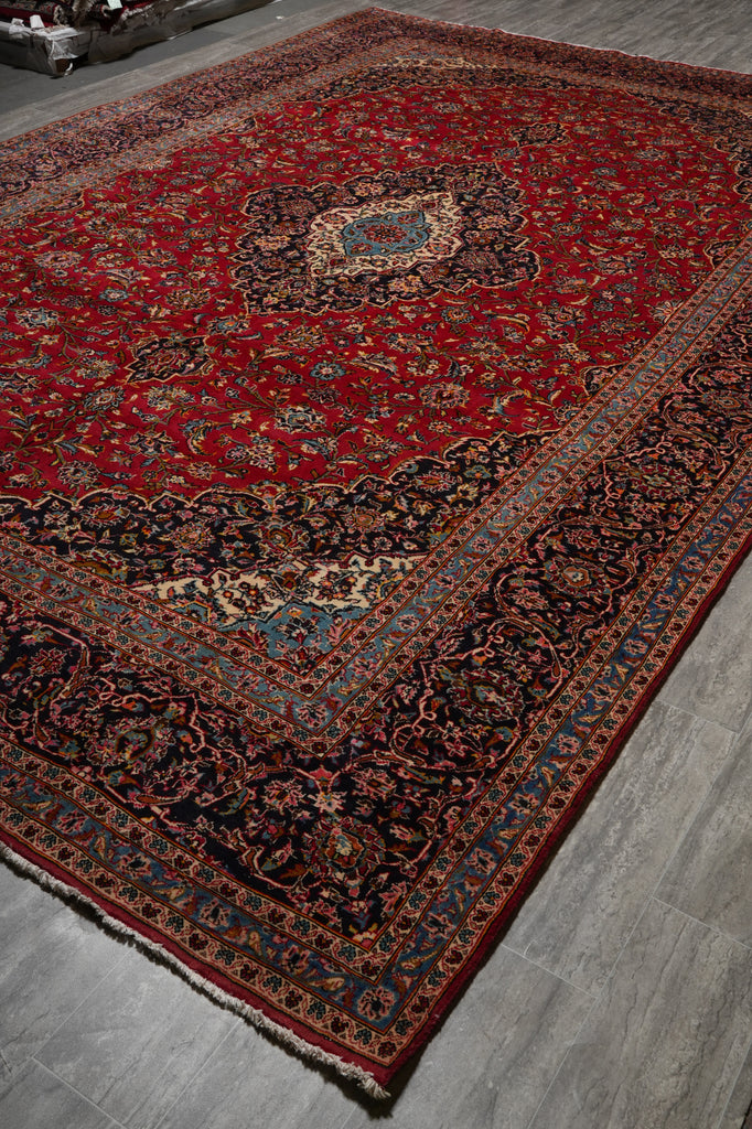 10 x 15 Authentic Persian Keshan Rug #PIX-8659