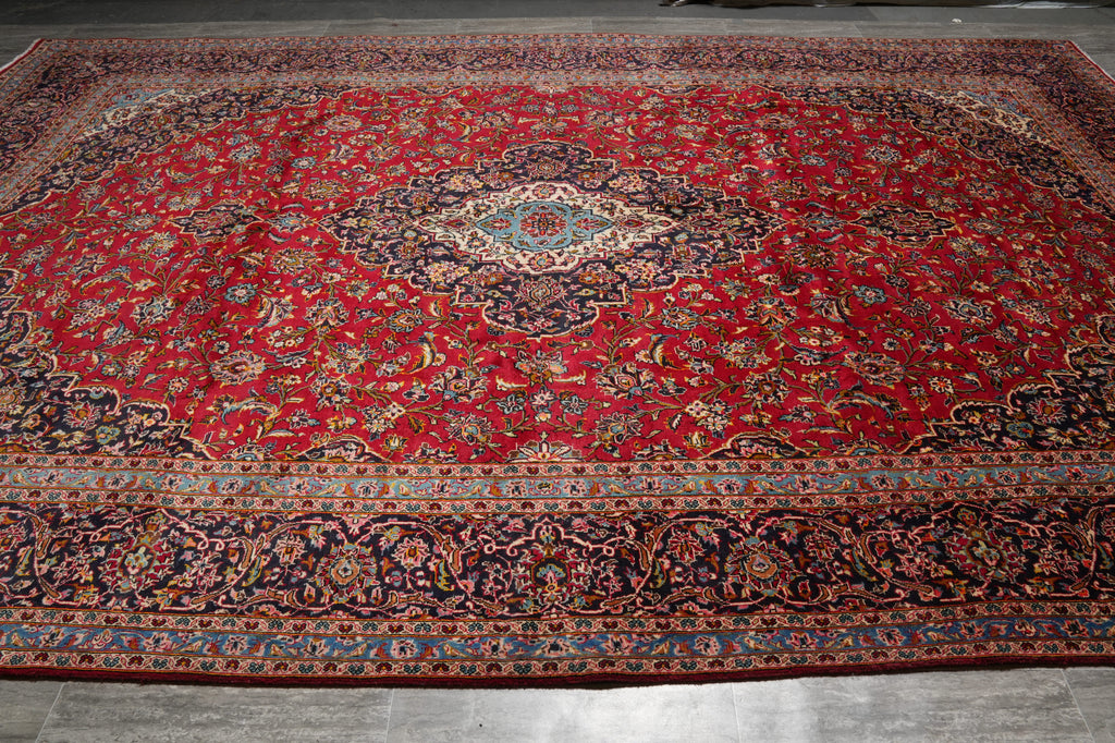 10 x 15 Authentic Persian Keshan Rug #PIX-8659