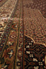 Load image into Gallery viewer, 8.1 x 10.1 Ruby Burgundy Wool and Silk Tabriz Mahi High Quality Handmade Area Rug #F-4464