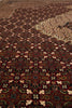 Load image into Gallery viewer, 8.1 x 10.1 Ruby Burgundy Wool and Silk Tabriz Mahi High Quality Handmade Area Rug #F-4464