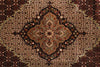 Load image into Gallery viewer, 8.1 x 10.1 Ruby Burgundy Wool and Silk Tabriz Mahi High Quality Handmade Area Rug #F-4464