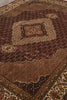Load image into Gallery viewer, 8.1 x 10.1 Ruby Burgundy Wool and Silk Tabriz Mahi High Quality Handmade Area Rug #F-4464
