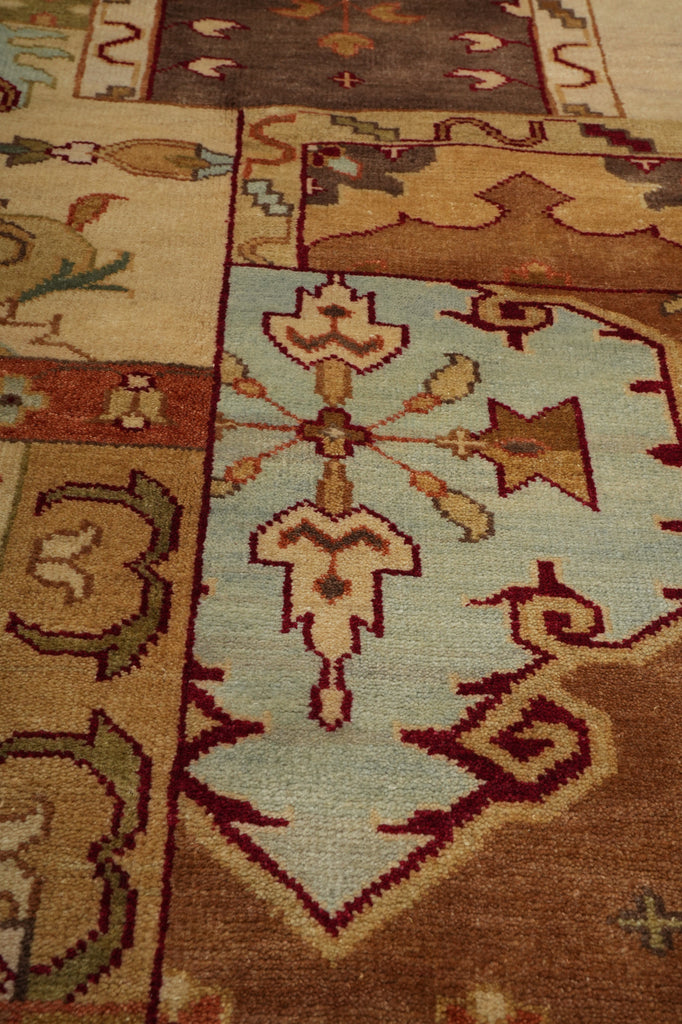 8.8 x 11.3 New Handmade Rug Patch Pattern - view 10