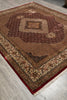 Load image into Gallery viewer, 8.1 x 10.1 Ruby Burgundy Wool and Silk Tabriz Mahi High Quality Handmade Area Rug #F-4464