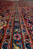 Load image into Gallery viewer, 10 x 13 Persian Hand-Knotted Kashan Rug Red Blue Traditional #F-3116