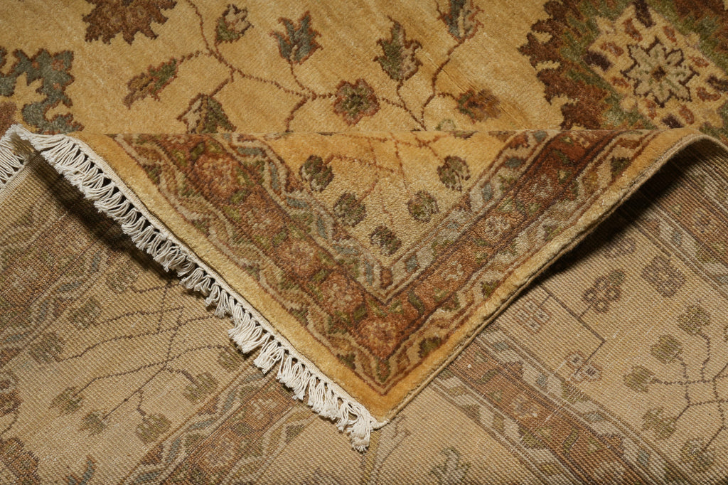 8 x 11.5 New Oushak Rug Fine Wool Neutral - view 11