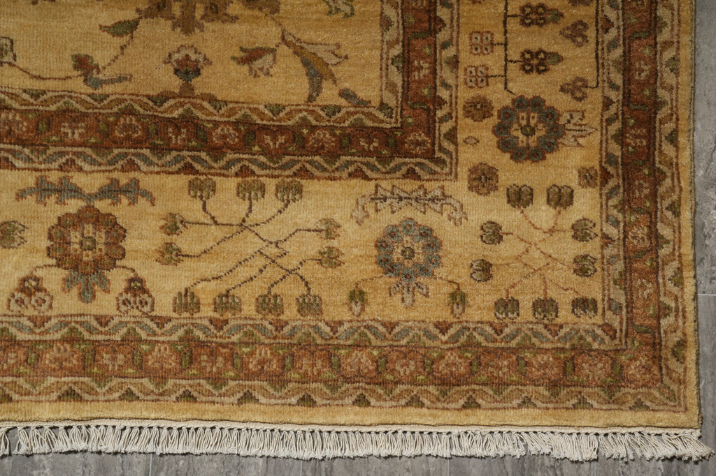 8 x 11.5 New Oushak Rug Fine Wool Neutral - view 13