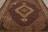 Load image into Gallery viewer, 8.2 x 10 High Quality Wool and Silk Dense and Lustrous Handmade Tabriz Mahi Rug Ruby Burgundy #F-4465