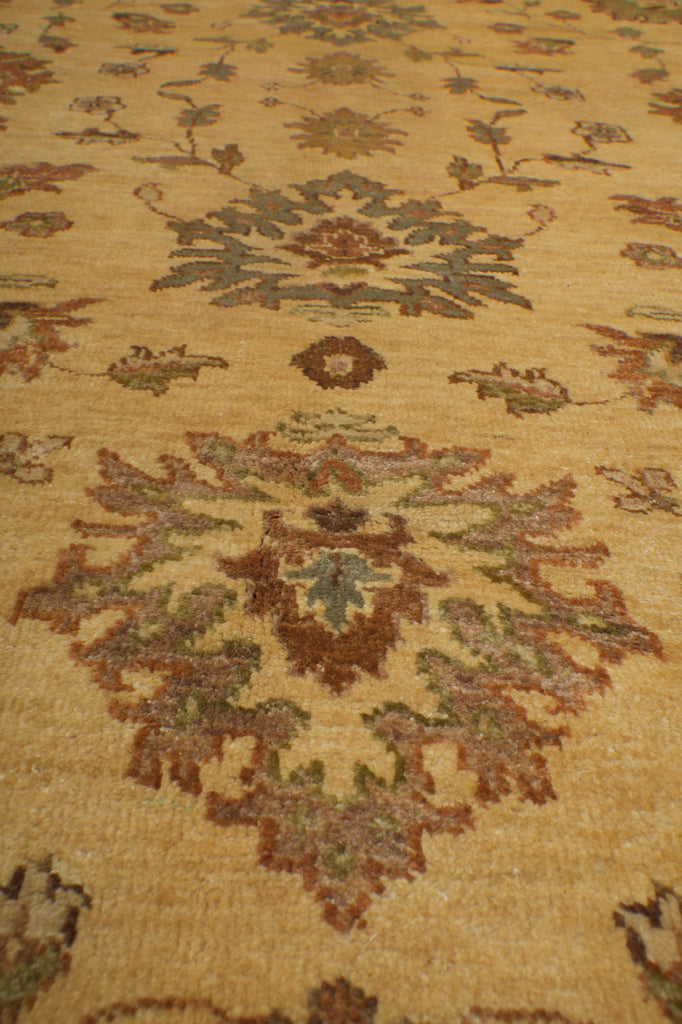 8 x 11.5 New Oushak Rug Fine Wool Neutral - view 8