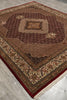 Load image into Gallery viewer, 8.2 x 10 High Quality Wool and Silk Dense and Lustrous Handmade Tabriz Mahi Rug Ruby Burgundy #F-4465