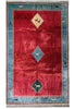 Load image into Gallery viewer, 7 x 10.3 Silk Handmade Gabba Rug #F-4165