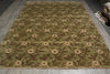 Load image into Gallery viewer, 9 x 11.7 Sage Green Vegetable Dyed Chobi Transitional Modern Rug - view 3