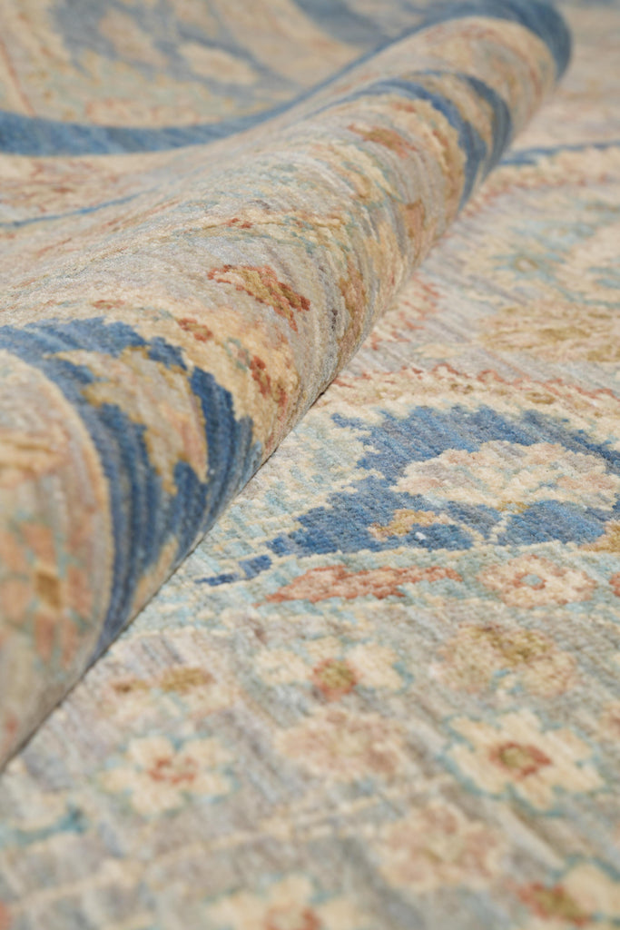 8.11 x 12.1 Chobi Zigler Peshawar Neutral Rug Transitional #F-4166