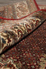 Load image into Gallery viewer, 8.3 x 9.9 High Quality Handmade Wool and Silk Mahi Tabriz Rug Ruby Burgundy #F-4467